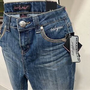 Baby Phat Women's Denim Straight Leg Jeans  (New )
